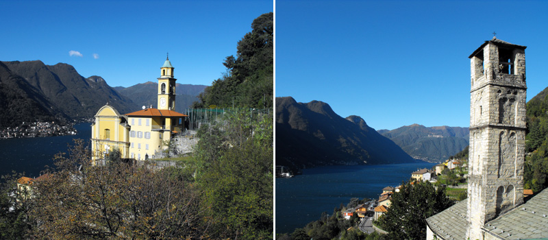 Churches of Pognana Lario - Lake Como