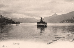 Antique postcards of Lariana's navigational