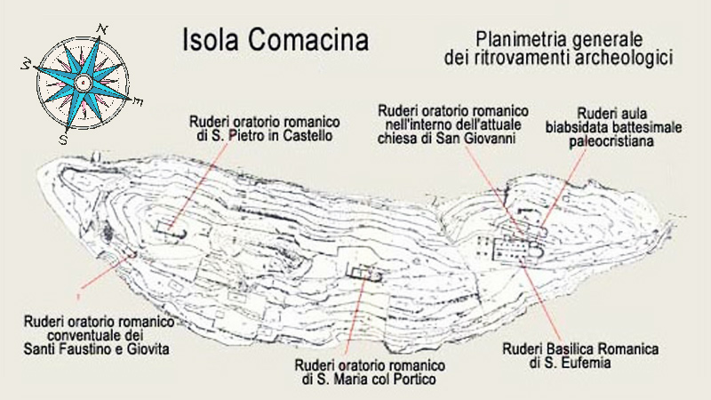 Archaeological ruins - Comacina Island