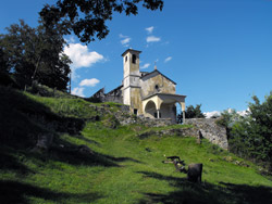 Church of Sant'Eufemia (370 m) - Dongo | From Dongo to Sasso di Musso