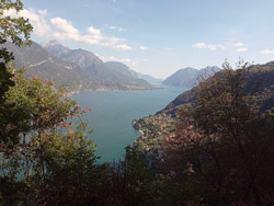 Sentiero del Tivano (525 m) | From Limonta to Belvedere di Makallé