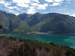 Panorama Lago di Mezzola (428 m) | Excursion from Sorico to San Fedelino