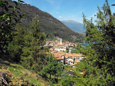 The village of Limonta in Oliveto Lario - Lake Como, Italy