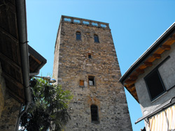 The Tower of Maggiana in Mandello Lario