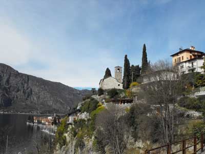 San Giorgio Church in Mandello del Lario - Lake Como, Italy 