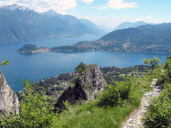 Ascent to Sasso di San Martino (690 m) | Hiking from Griante to Sasso San Martino