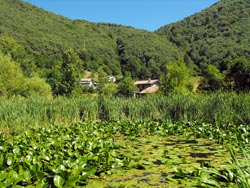 Pond La Bolla - Monti di Erno (1070 m) | Hiking a loop from Veleso to Monte San Primo