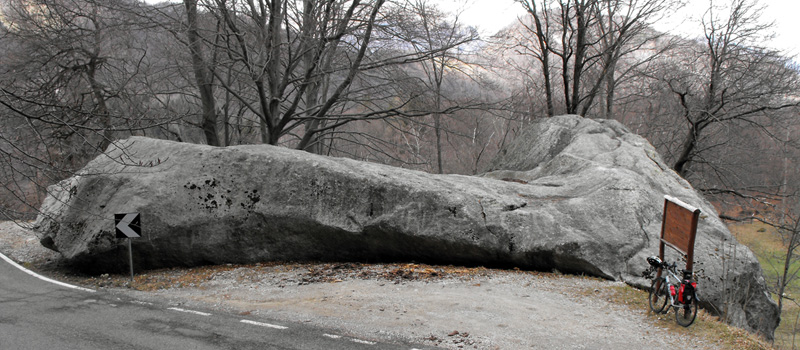 The Lentina stone - Lake Como