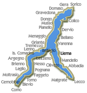 Map Lierna