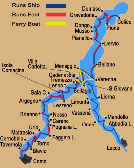 Navigation Lake Como