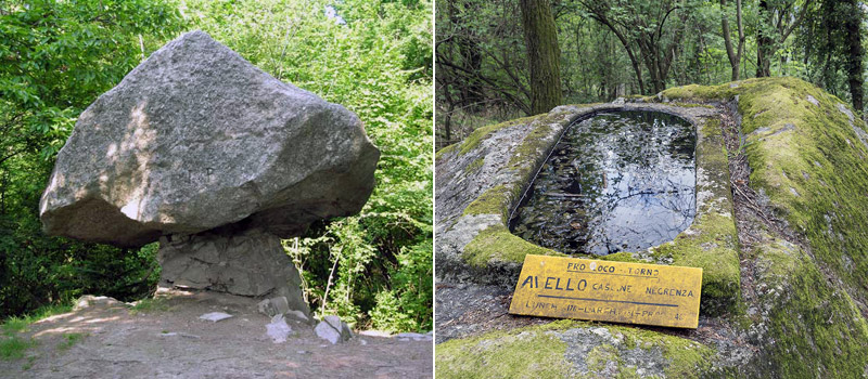 The Pietra Pendula and the Massi Avelli of Torno