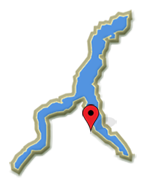 Map of Lake Como (Oliveto Lario)